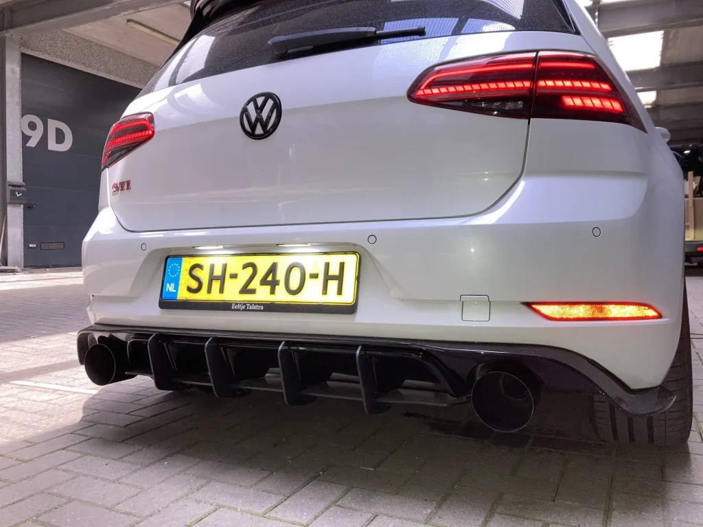 Dubbele uitlaten golf 7